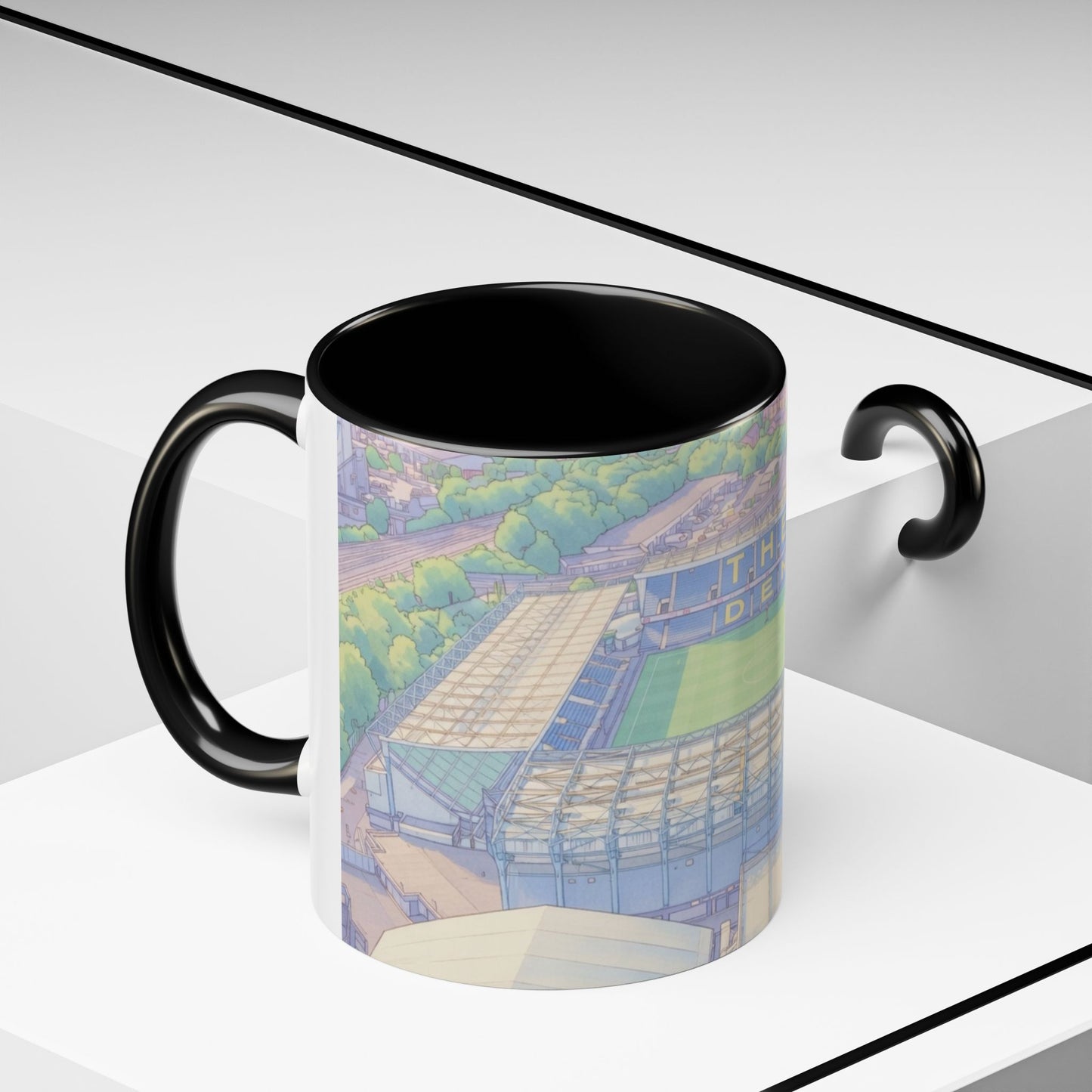 The Den Stadium Illustration Accent Coffee Mug (11oz)