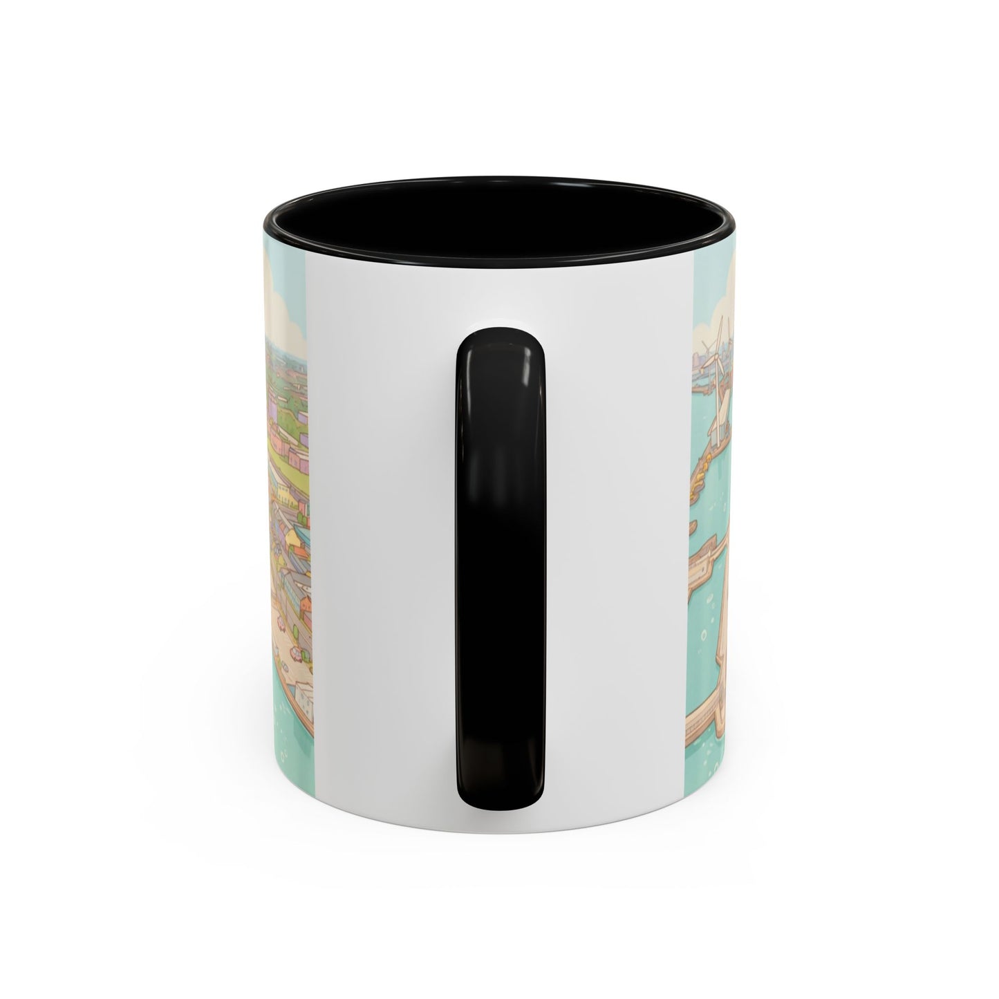 Everton Waterfront Accent Coffee Mug — Scenic City Sports Arena Illustration (11oz)