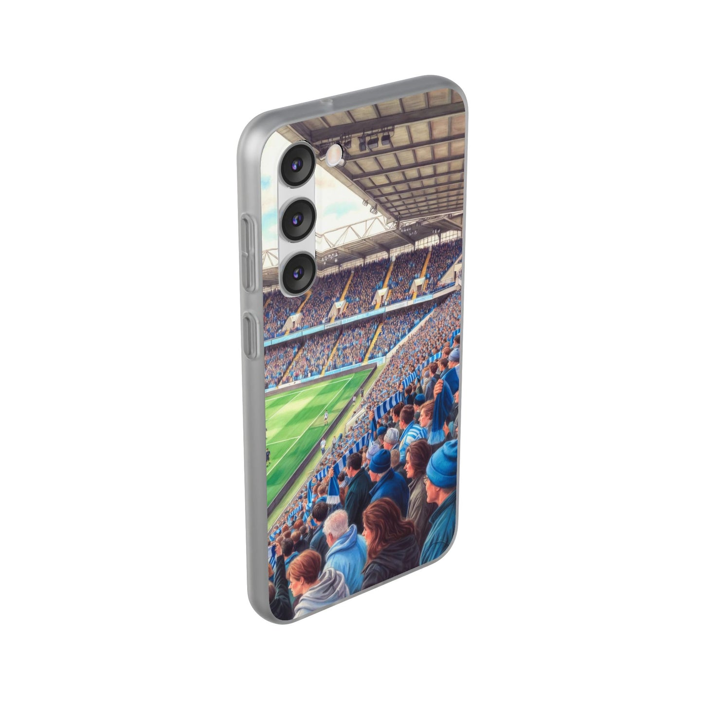 Sky blues Stadium Crowd Flexi phone case