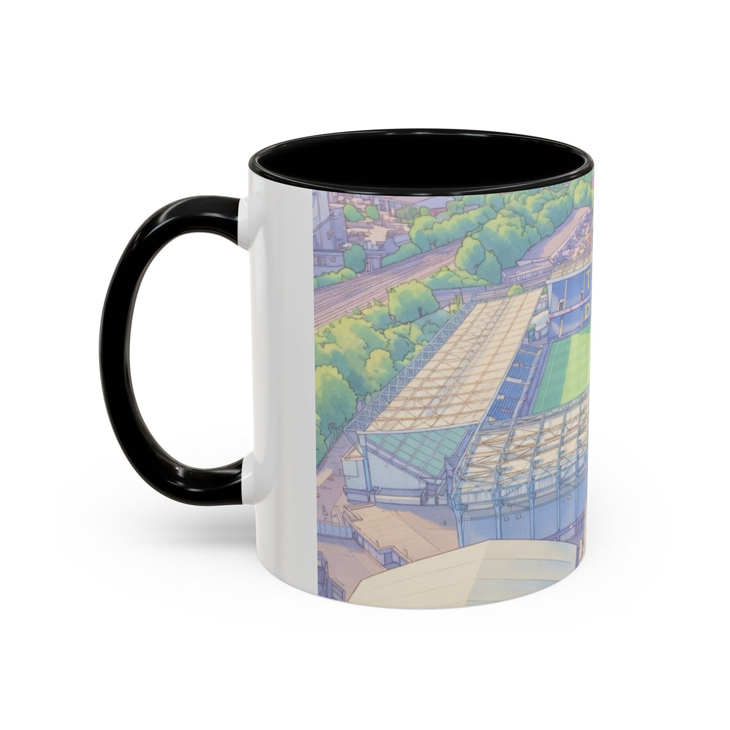 The Den Stadium Illustration Accent Coffee Mug (11oz)
