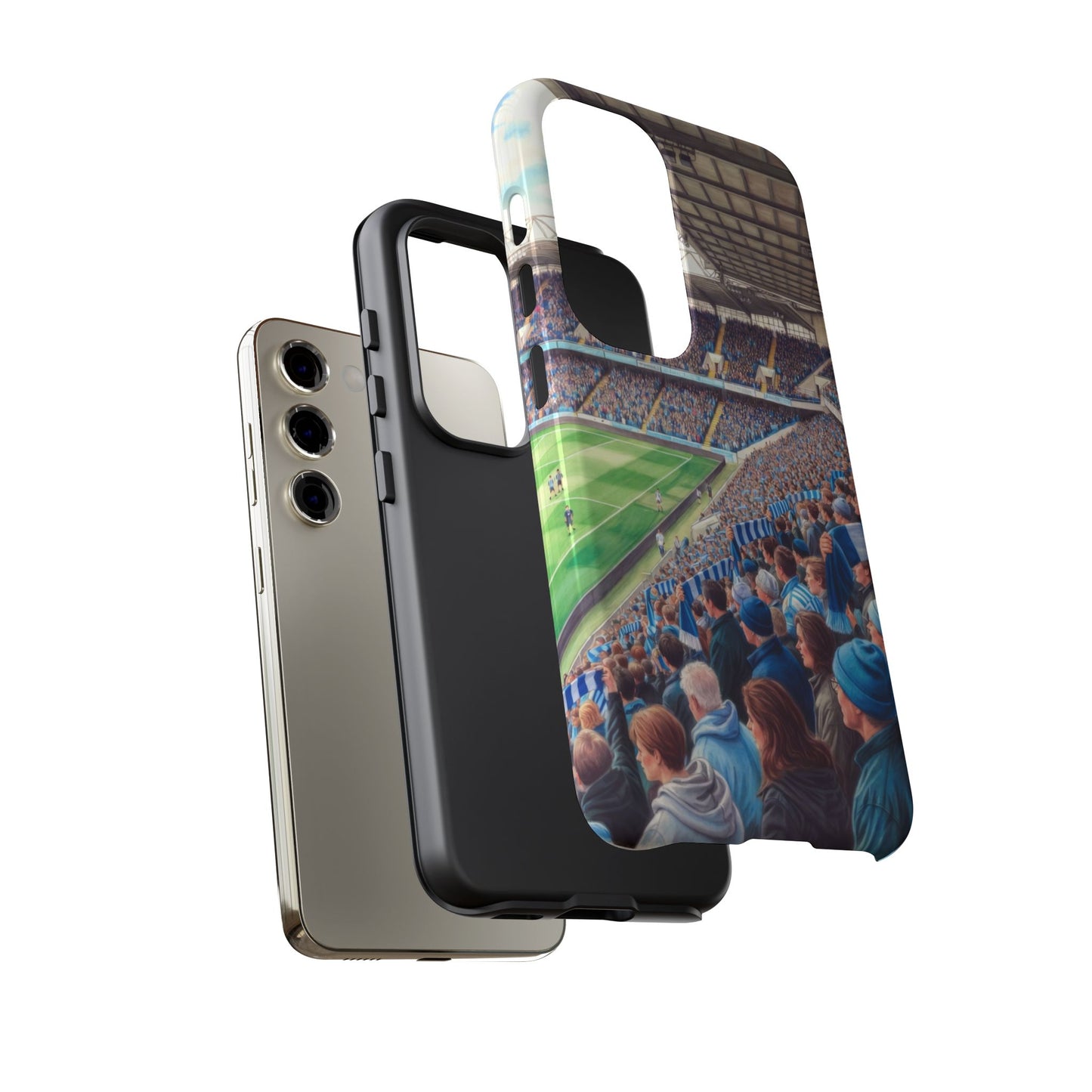 Sky blue crowd protective case