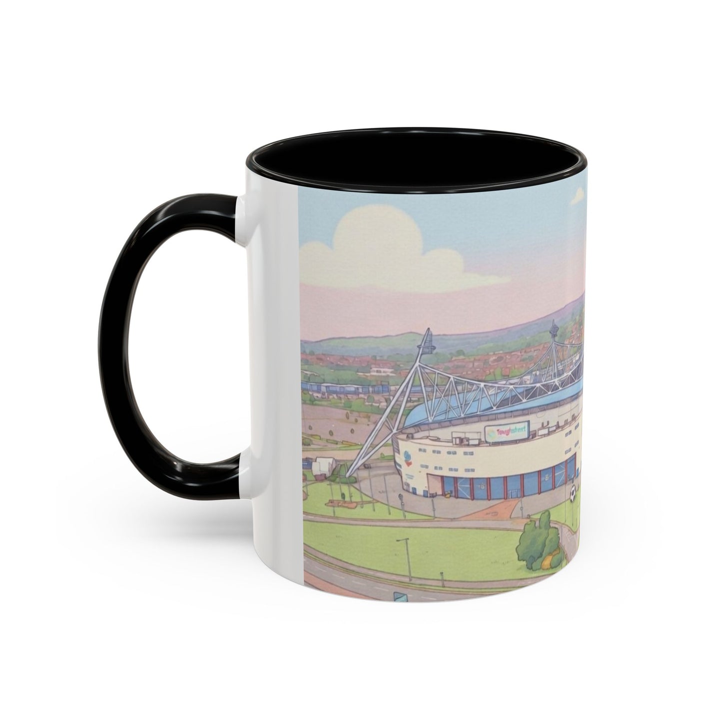 Bolton Wanderers Accent Coffee Mug (11, 15oz)