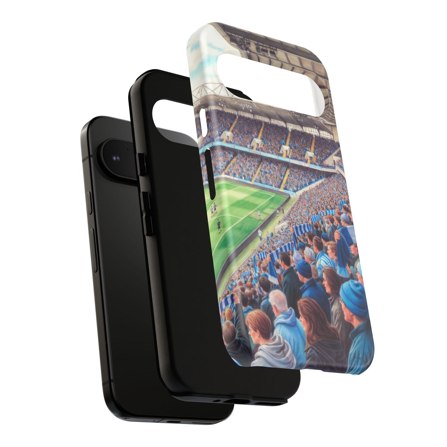 Sky blue crowd protective case