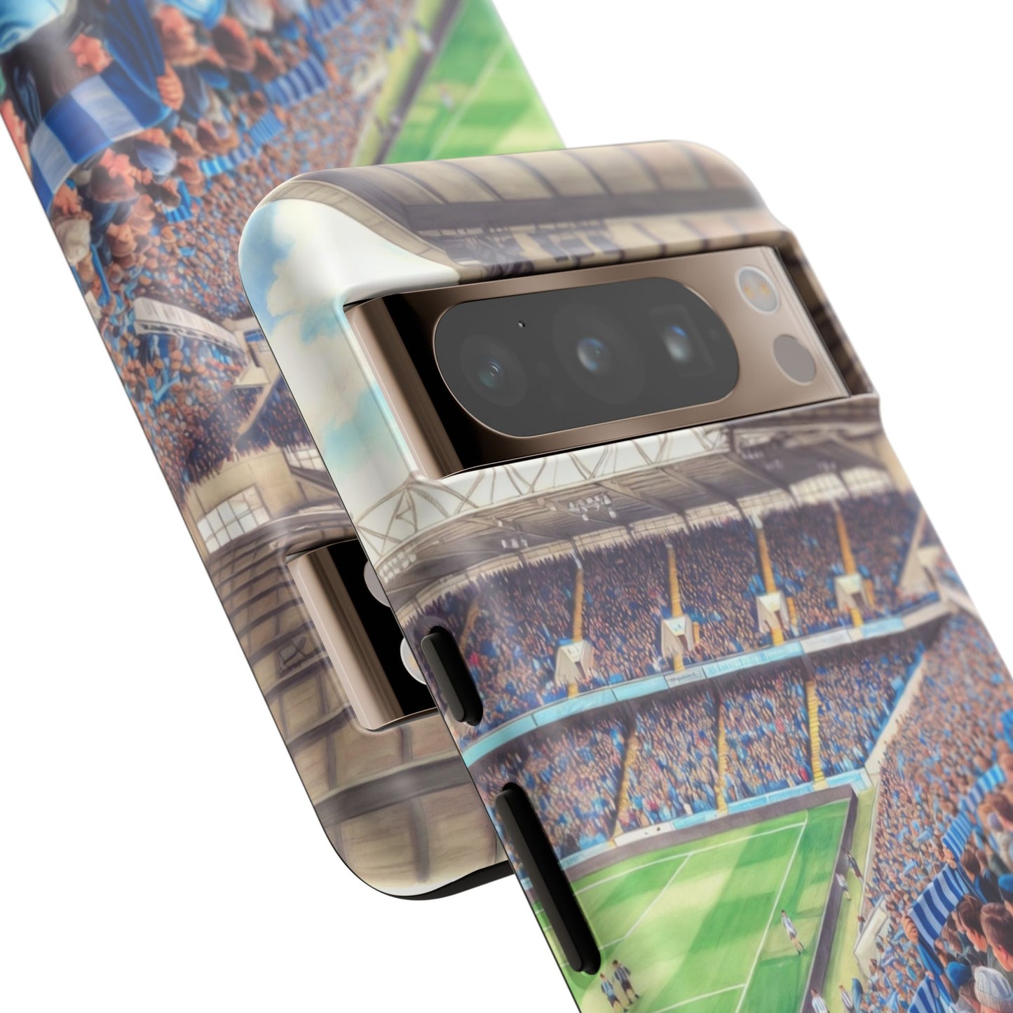Sky blue crowd protective case
