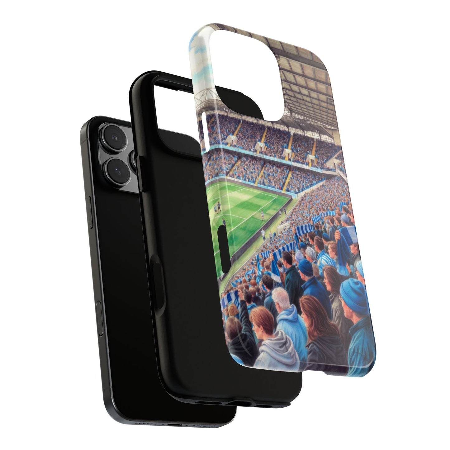 Sky blue crowd protective case