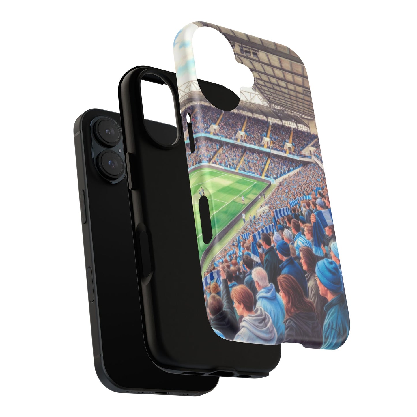 Sky blue crowd protective case