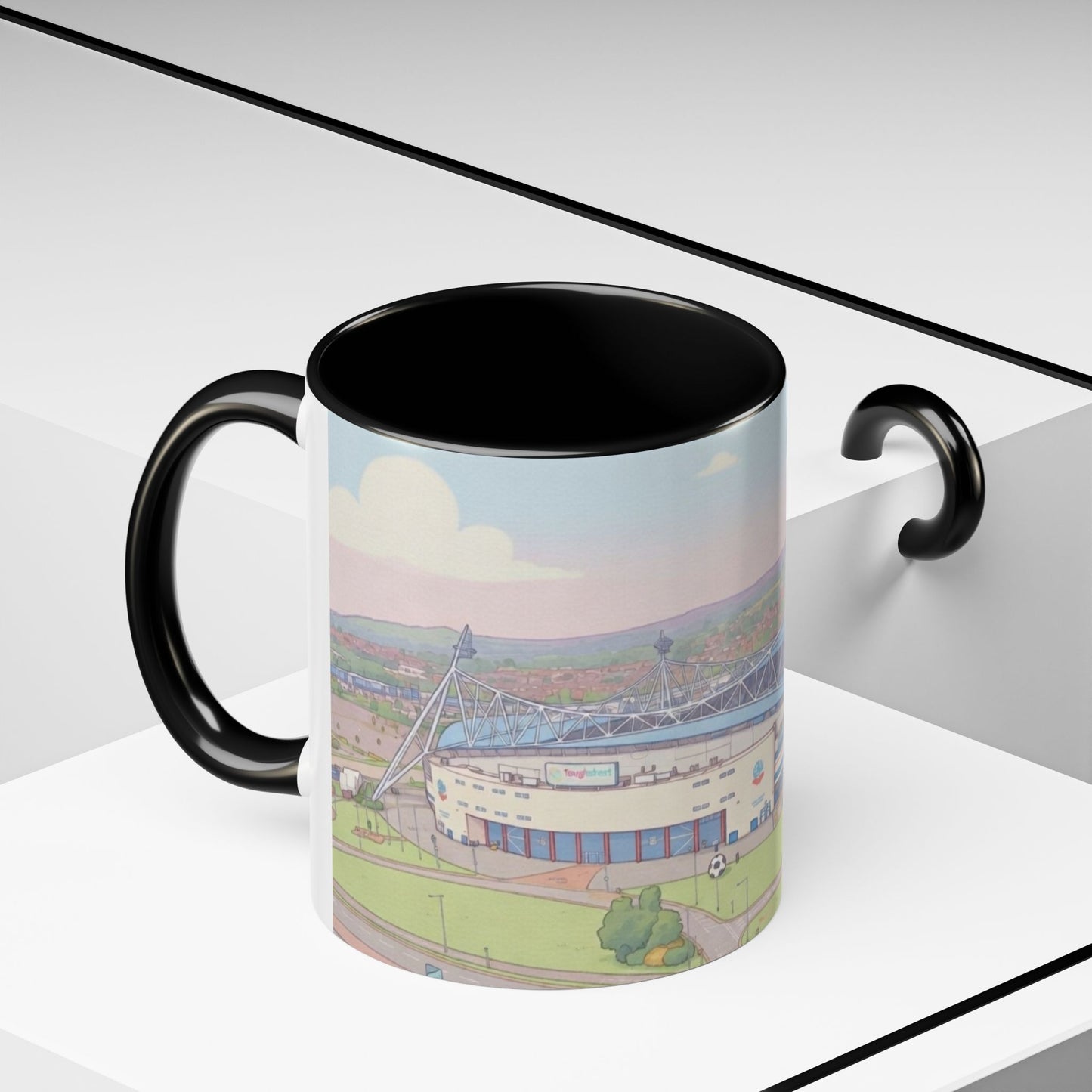 Bolton Wanderers Accent Coffee Mug (11, 15oz)