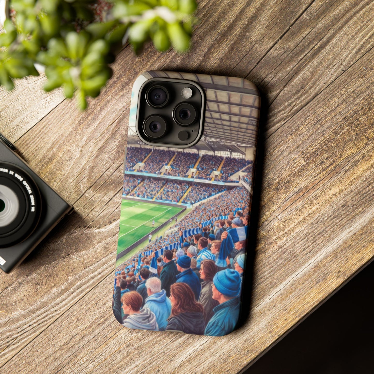 Sky blue crowd protective case
