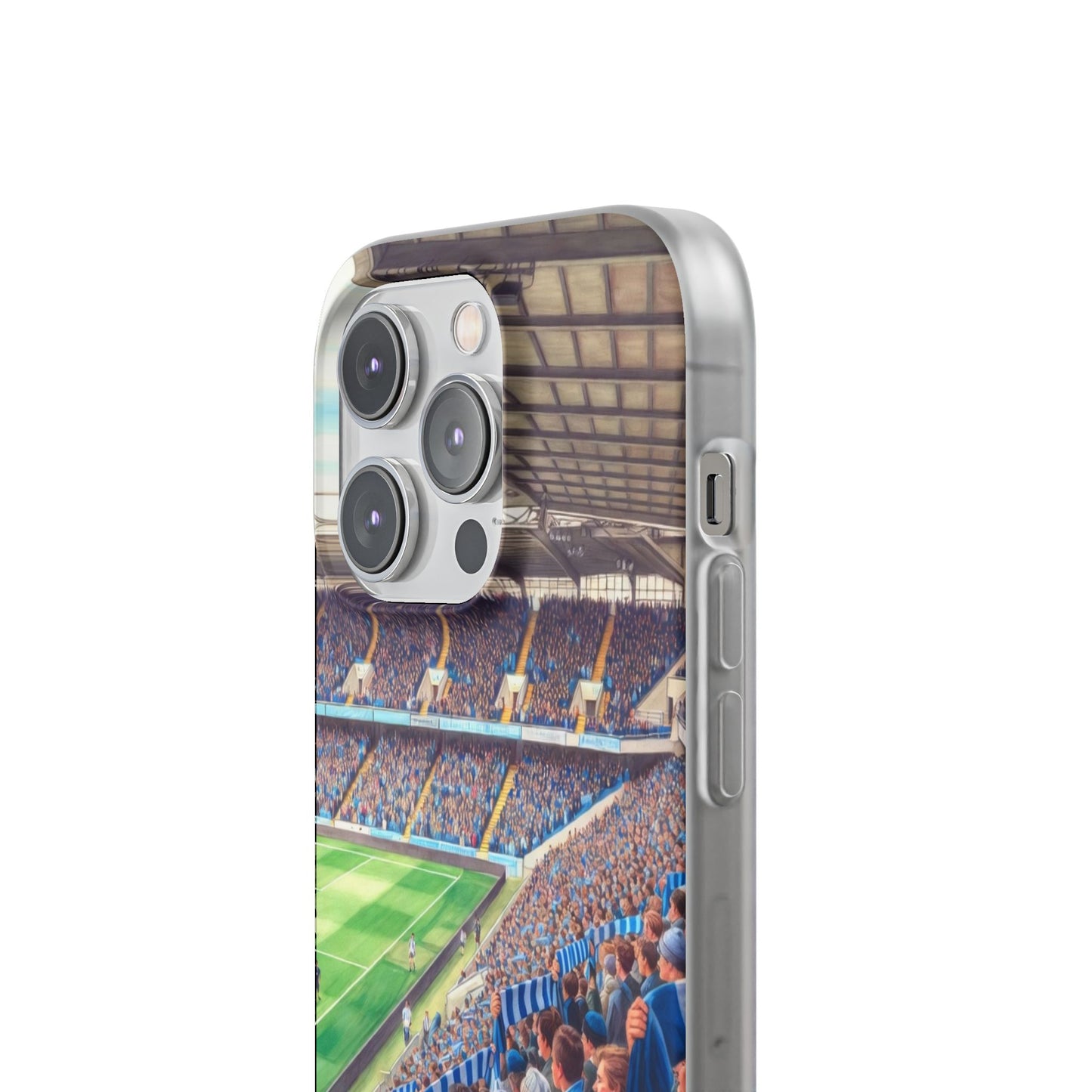 Sky blues Stadium Crowd Flexi phone case
