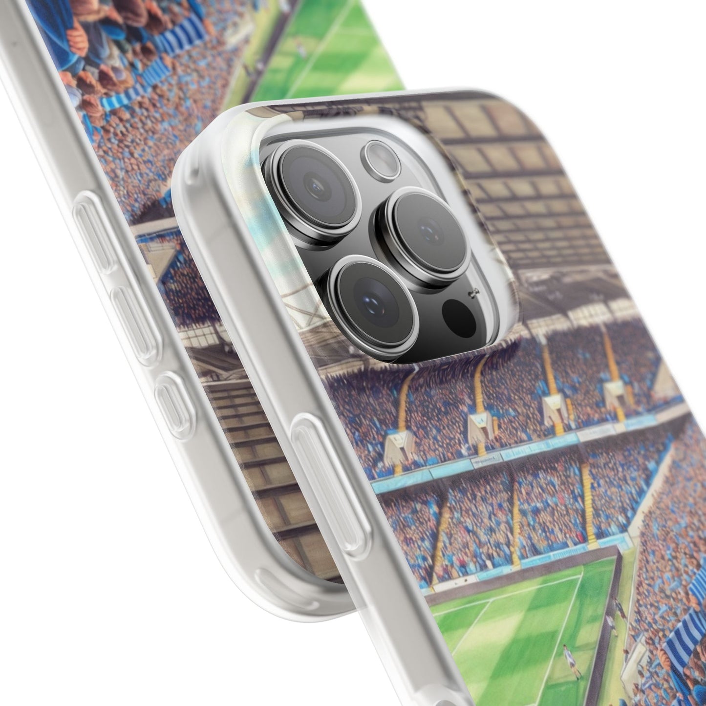 Sky blues Stadium Crowd Flexi phone case