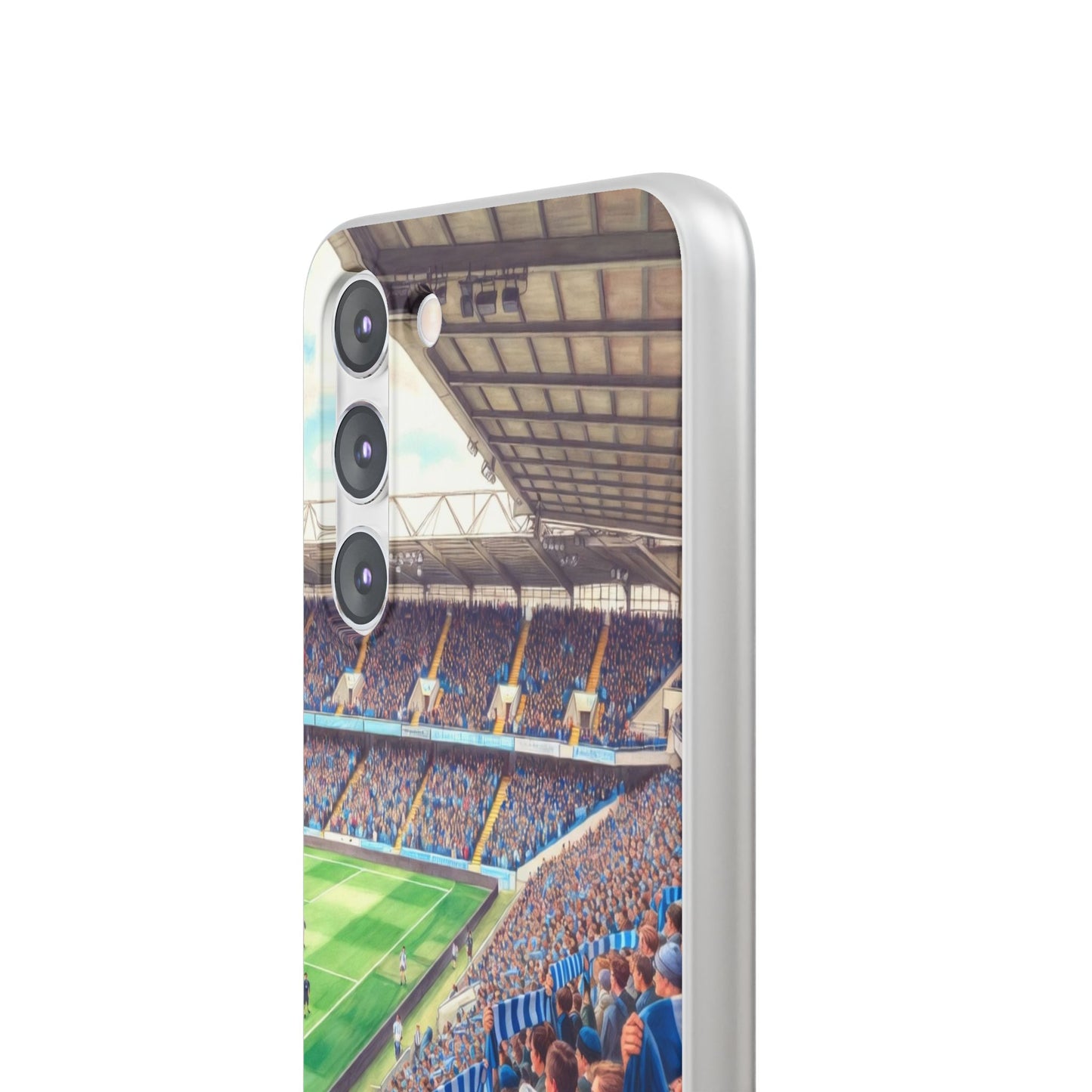 Sky blues Stadium Crowd Flexi phone case