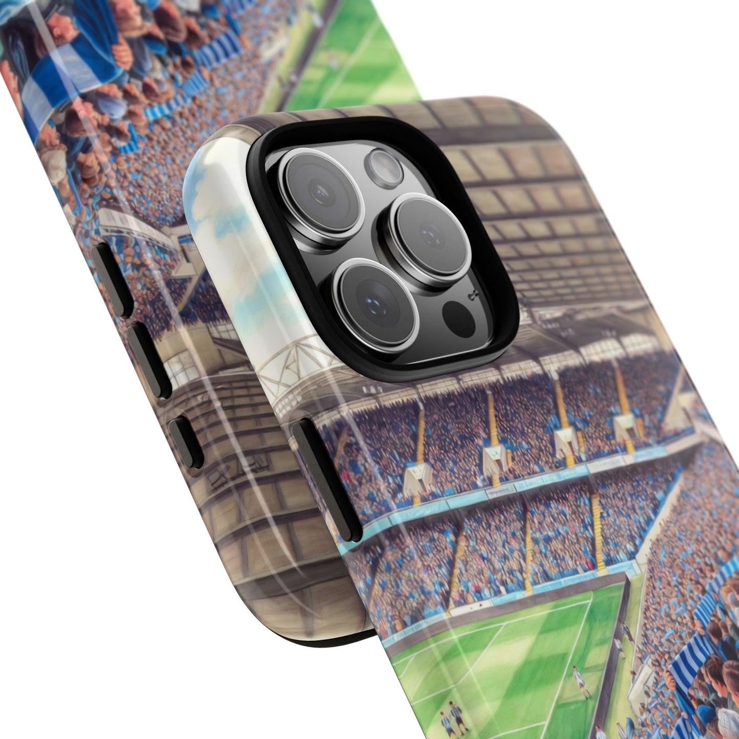 Sky blue crowd protective case