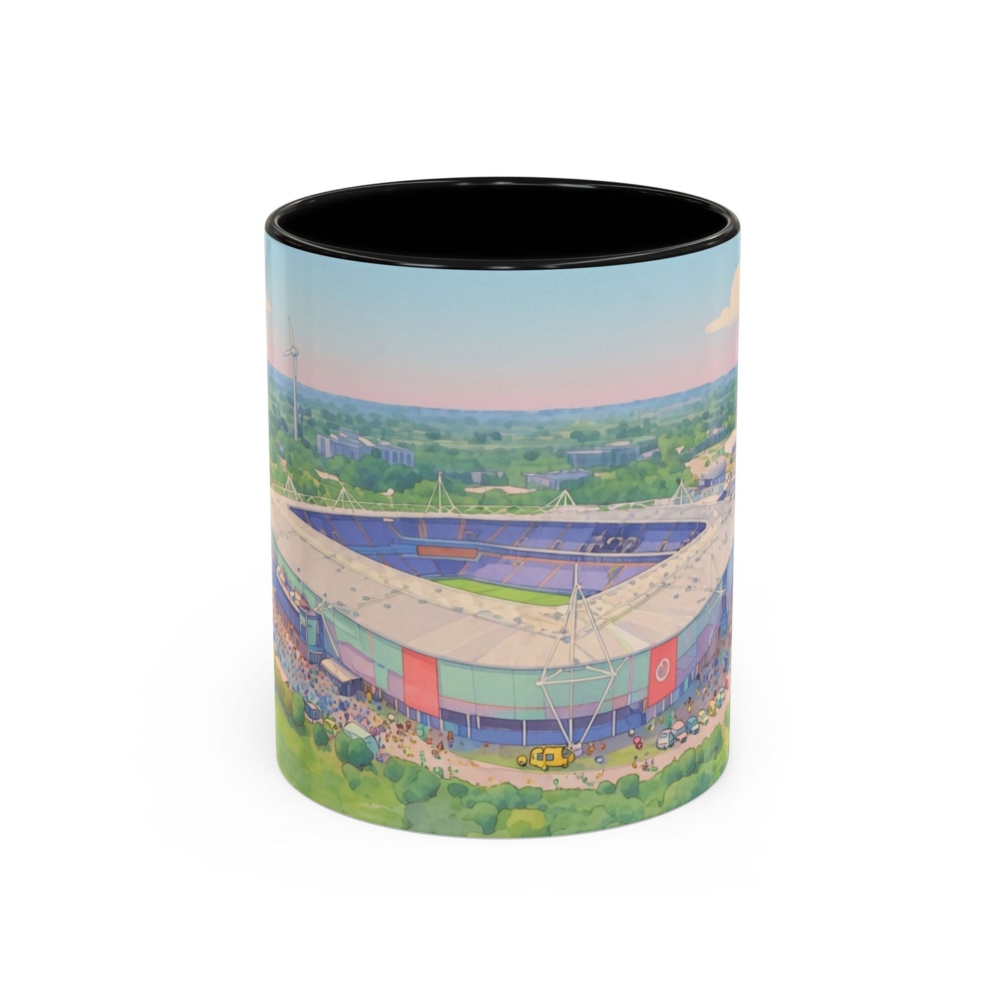 Reading FC Coffee Mug — Stadium Aerial Art Accent Mug (11oz)