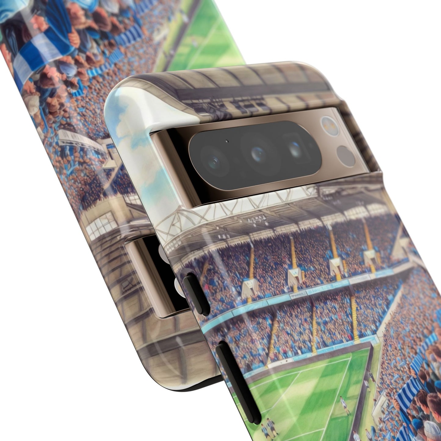 Sky blue crowd protective case