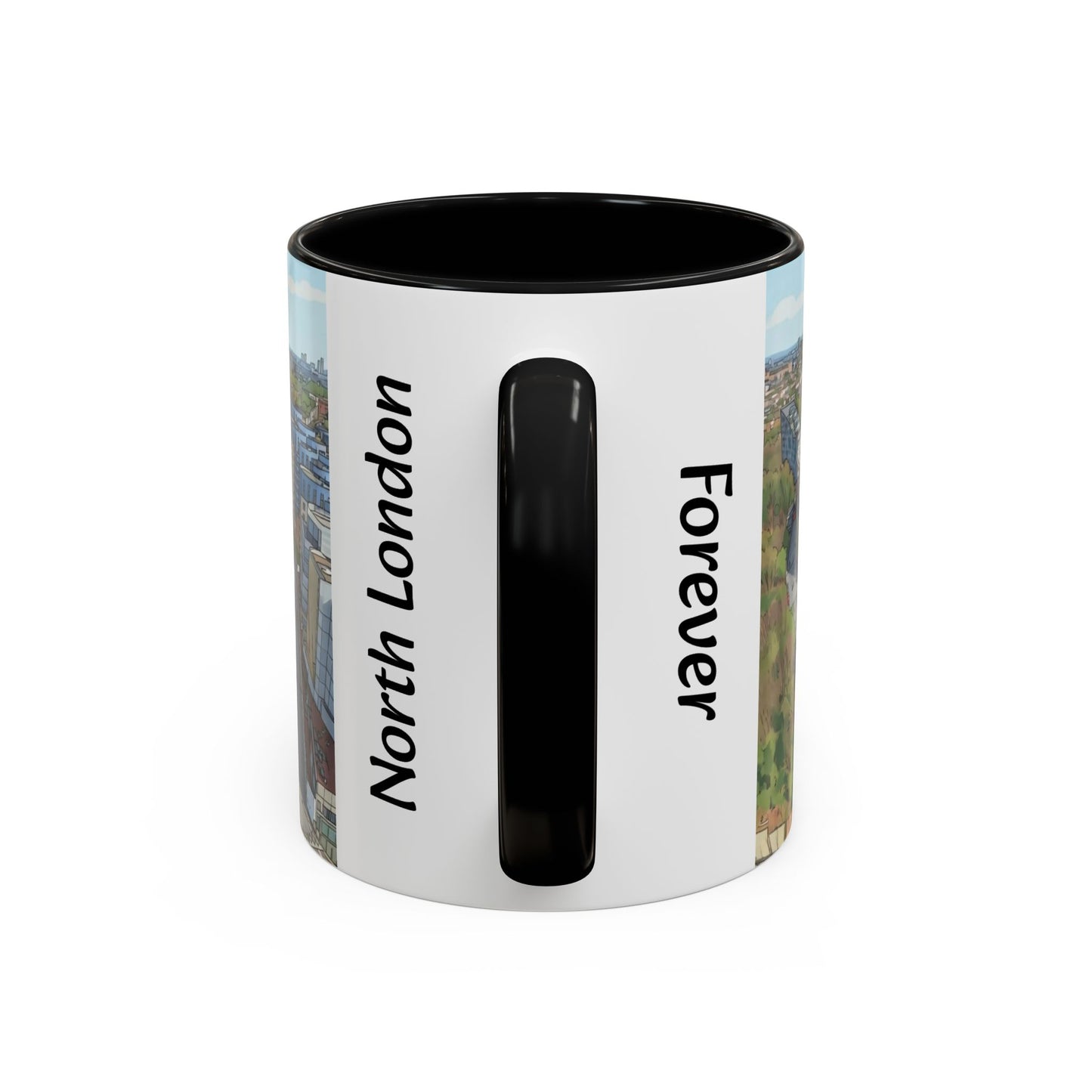 North London Stadium Coffee Mug — Aerial Wembley Souvenir (11/15oz)