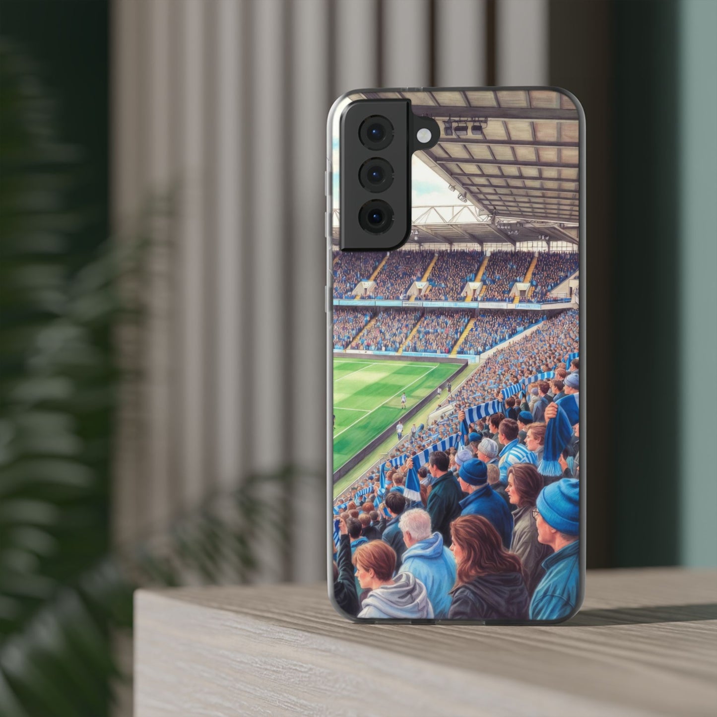 Sky blues Stadium Crowd Flexi phone case