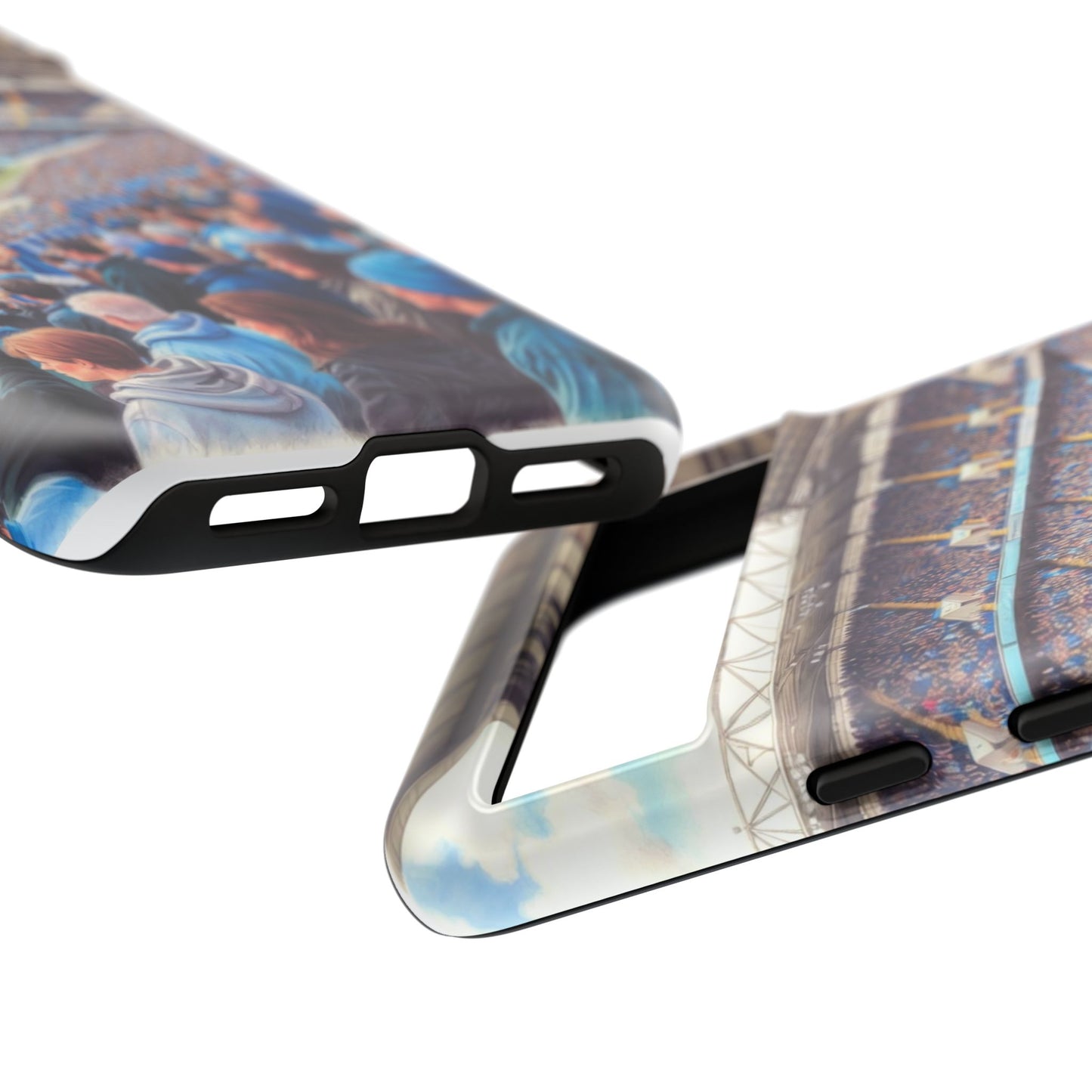 Sky blue crowd protective case