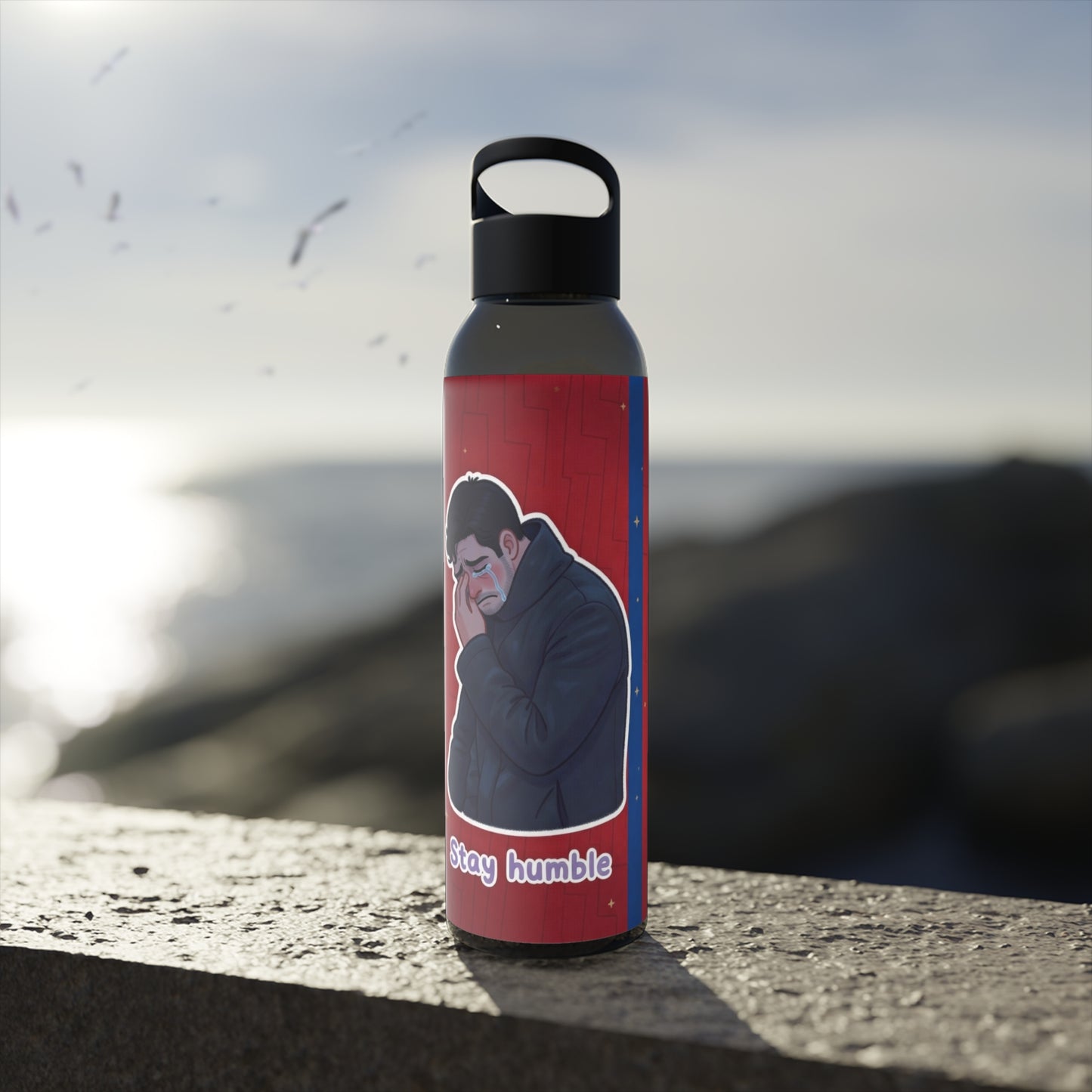 Stay Humble Water Bottle — Inspirational Motivational Drink Bottle