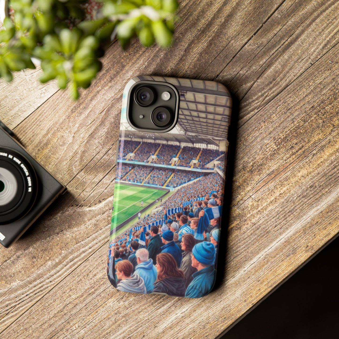Sky blue crowd protective case